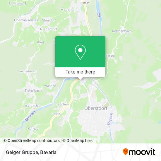 Карта Geiger Gruppe