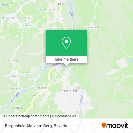Карта Bergschule Aktiv am Berg