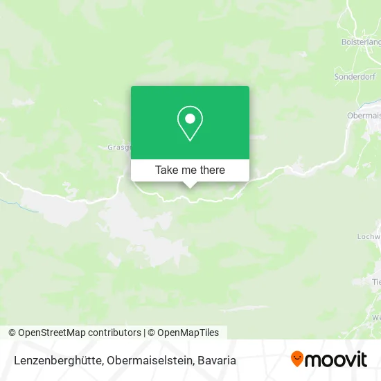 Карта Lenzenberghütte, Obermaiselstein