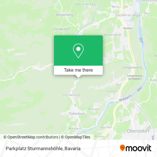 Карта Parkplatz Sturmannshöhle