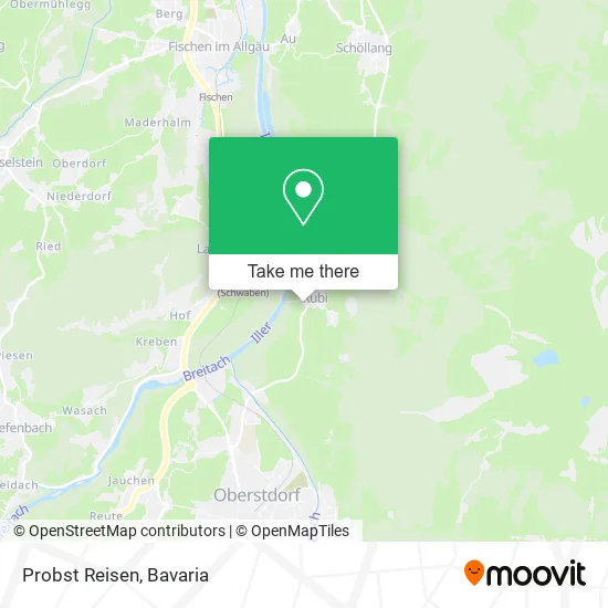 Карта Probst Reisen