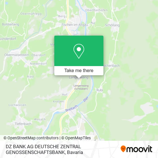 Карта DZ BANK AG DEUTSCHE ZENTRAL GENOSSENSCHAFTSBANK