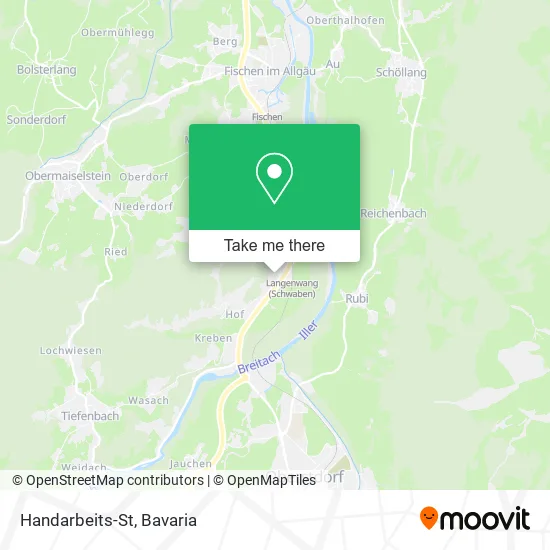 Карта Handarbeits-St