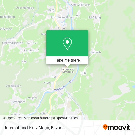 International Krav Maga map