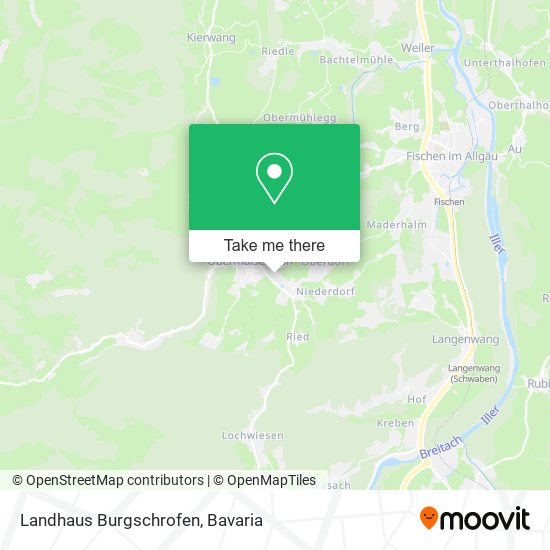 Landhaus Burgschrofen map