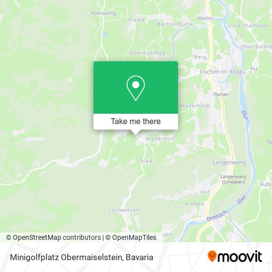 Карта Minigolfplatz Obermaiselstein
