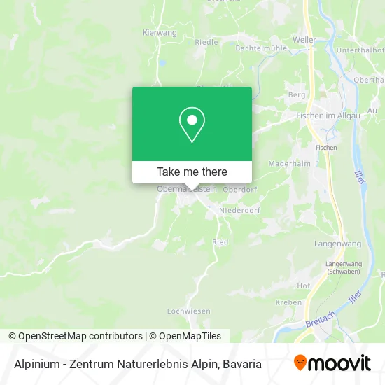 Карта Alpinium - Zentrum Naturerlebnis Alpin