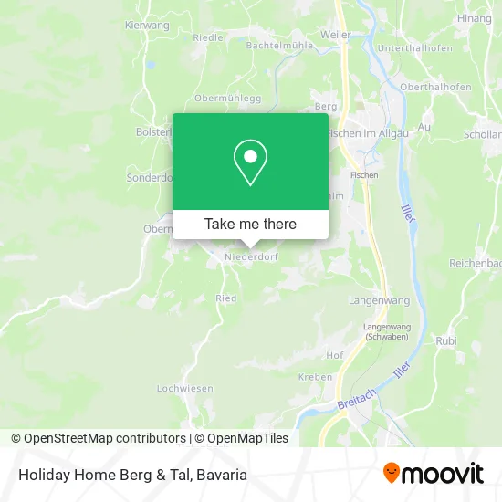 Карта Holiday Home Berg & Tal