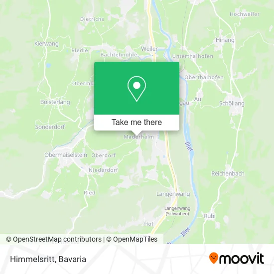 Himmelsritt map