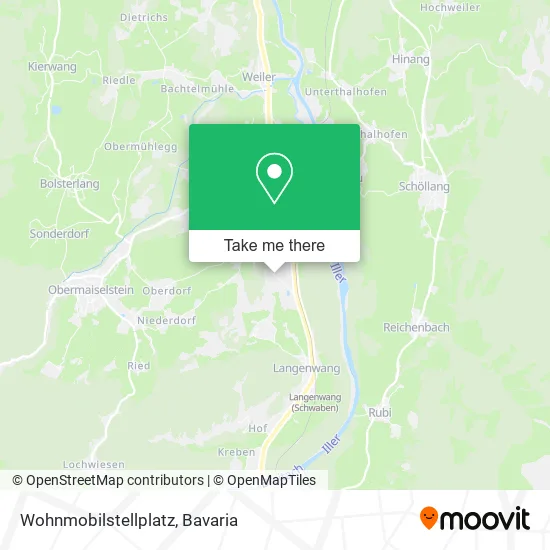 Карта Wohnmobilstellplatz