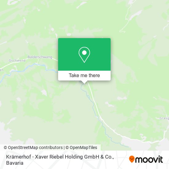 Krämerhof - Xaver Riebel Holding GmbH & Co. map