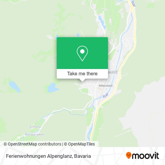 Ferienwohnungen Alpenglanz map