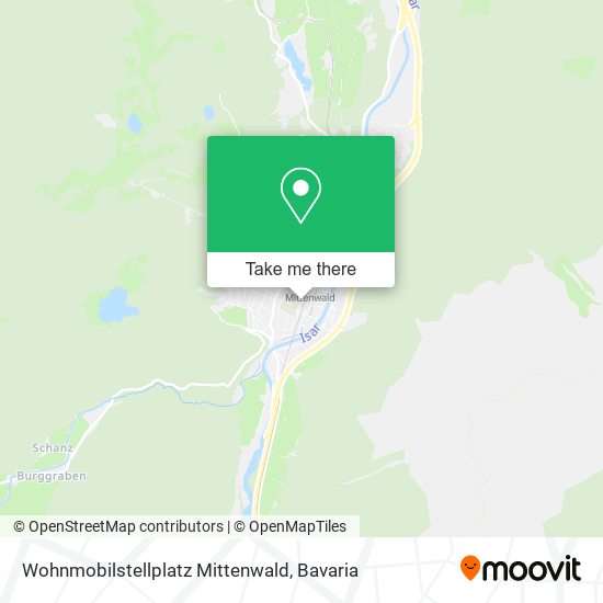 Wohnmobilstellplatz Mittenwald map