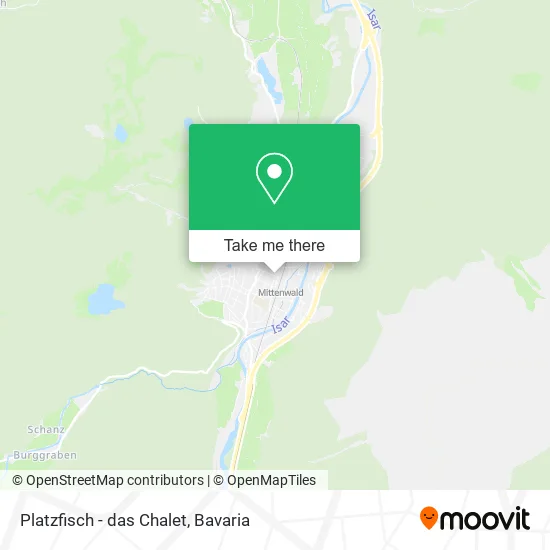 Карта Platzfisch - das Chalet