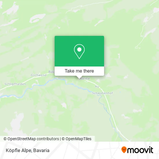 Карта Köpfle Alpe