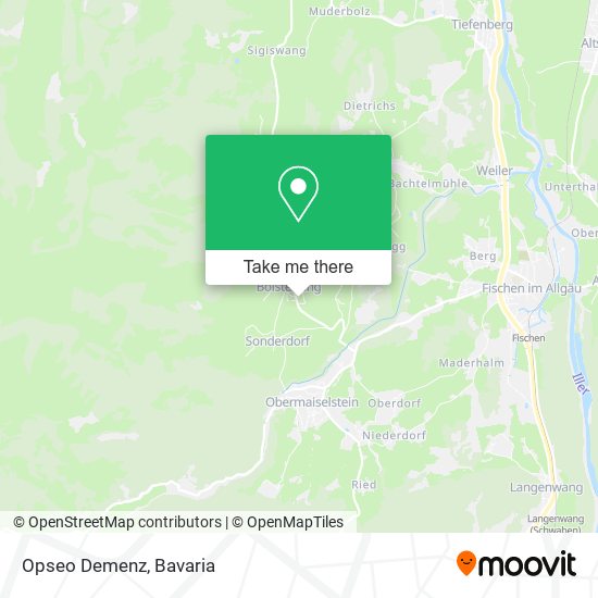 Карта Opseo Demenz