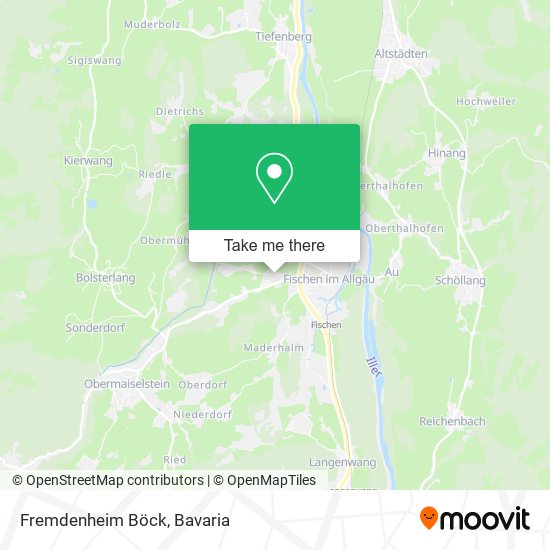 Карта Fremdenheim Böck