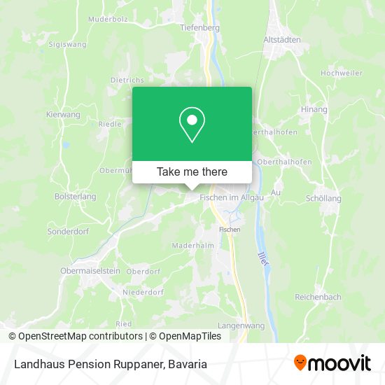 Landhaus Pension Ruppaner map