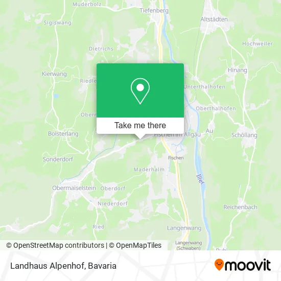Landhaus Alpenhof map