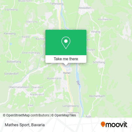 Mathes Sport map