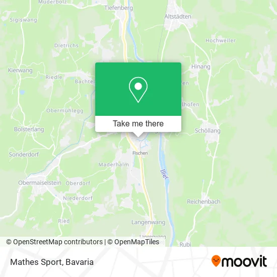Карта Mathes Sport