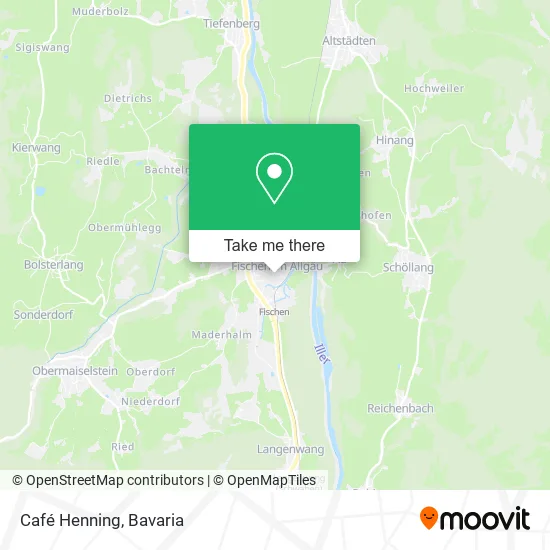 Карта Café Henning