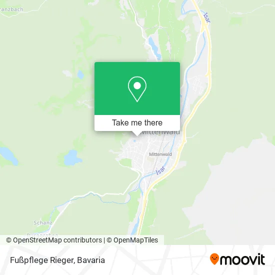 Карта Fußpflege Rieger