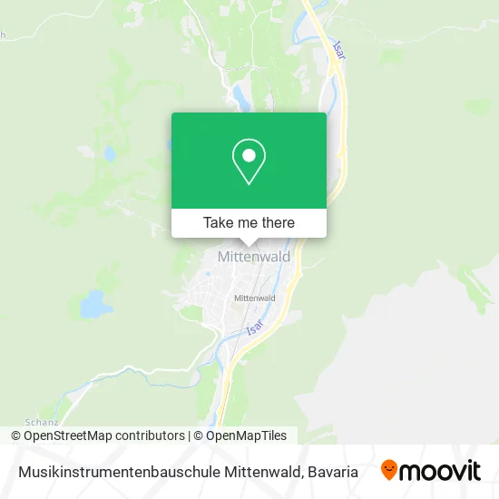 Карта Musikinstrumentenbauschule Mittenwald