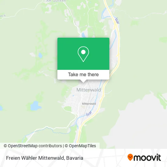 Карта Freien Wähler Mittenwald