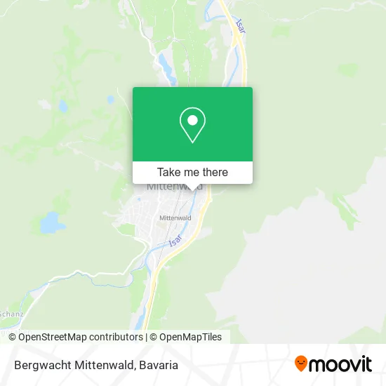 Карта Bergwacht Mittenwald