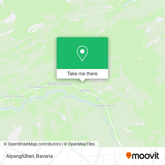 Карта Alpenglühen