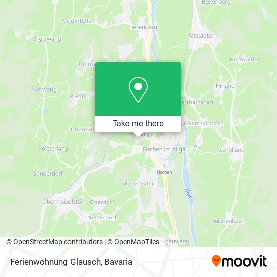 Ferienwohnung Glausch map