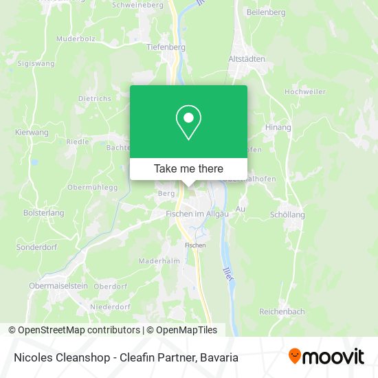Nicoles Cleanshop - Cleafin Partner map