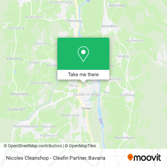 Nicoles Cleanshop - Cleafin Partner map