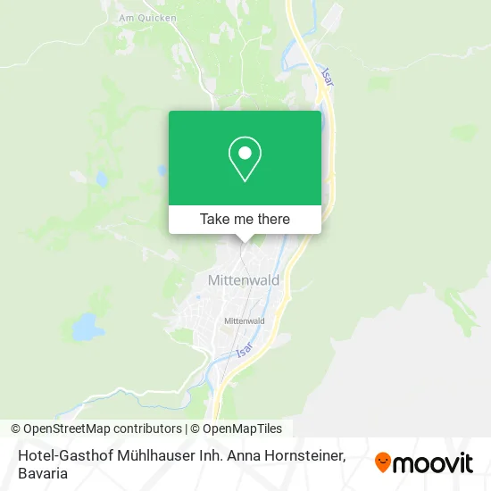 Карта Hotel-Gasthof Mühlhauser Inh. Anna Hornsteiner