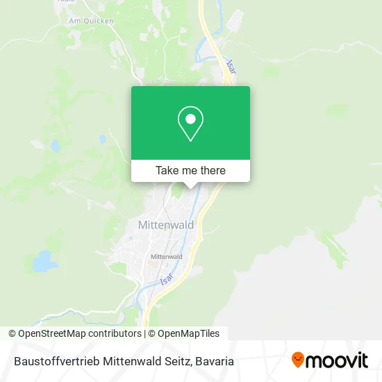 Карта Baustoffvertrieb Mittenwald Seitz