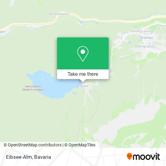 Карта Eibsee-Alm