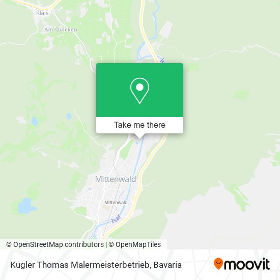 Kugler Thomas Malermeisterbetrieb map
