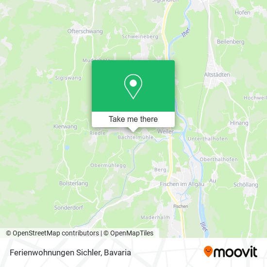 Ferienwohnungen Sichler map