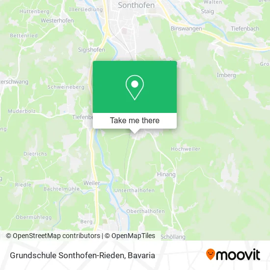 Grundschule Sonthofen-Rieden map