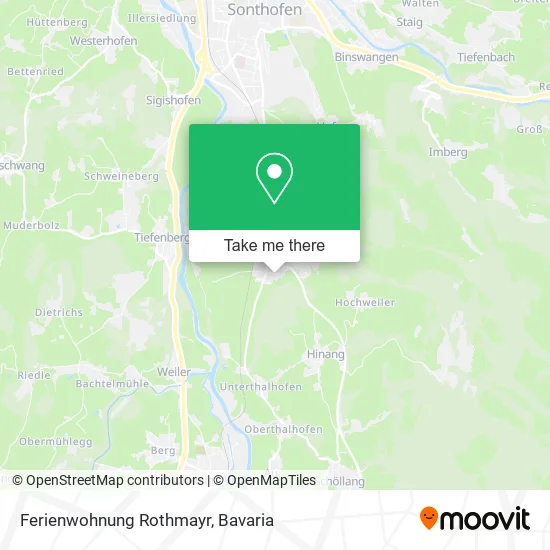 Карта Ferienwohnung Rothmayr