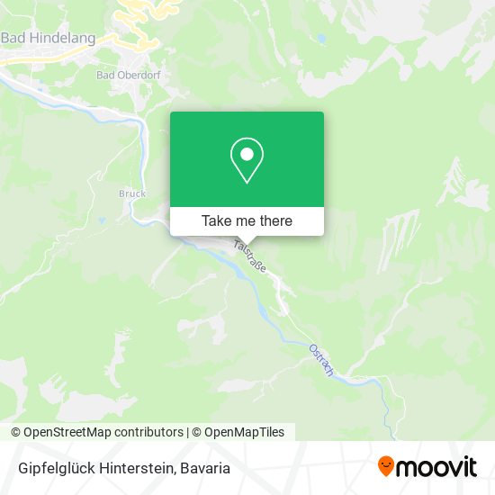 Gipfelglück Hinterstein map