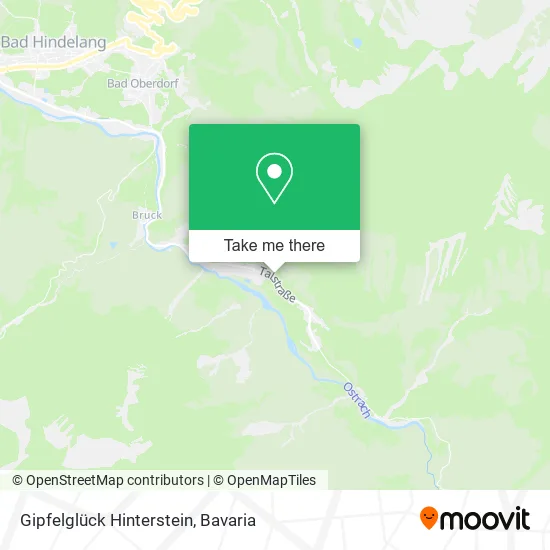 Карта Gipfelglück Hinterstein