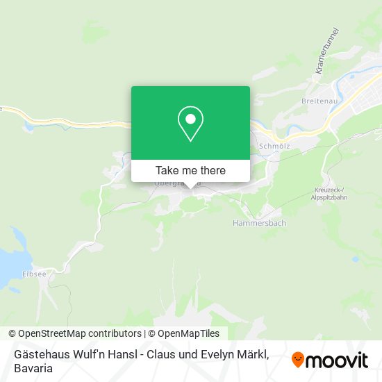 Gästehaus Wulf'n Hansl - Claus und Evelyn Märkl map