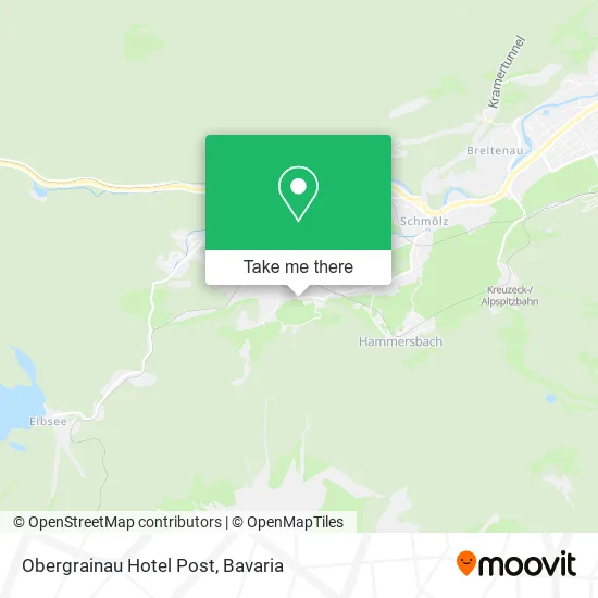 Карта Obergrainau Hotel Post
