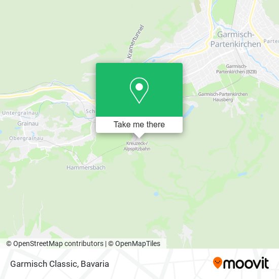 Garmisch Classic map