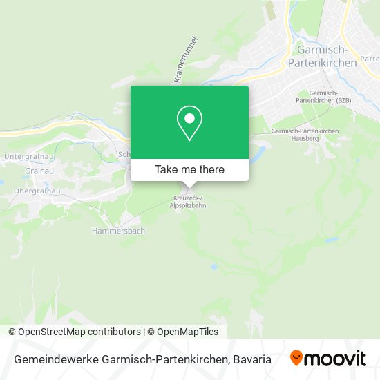 Gemeindewerke Garmisch-Partenkirchen map