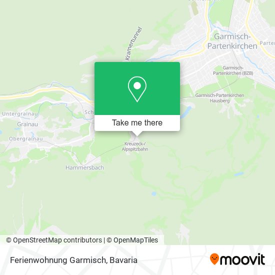 Карта Ferienwohnung Garmisch