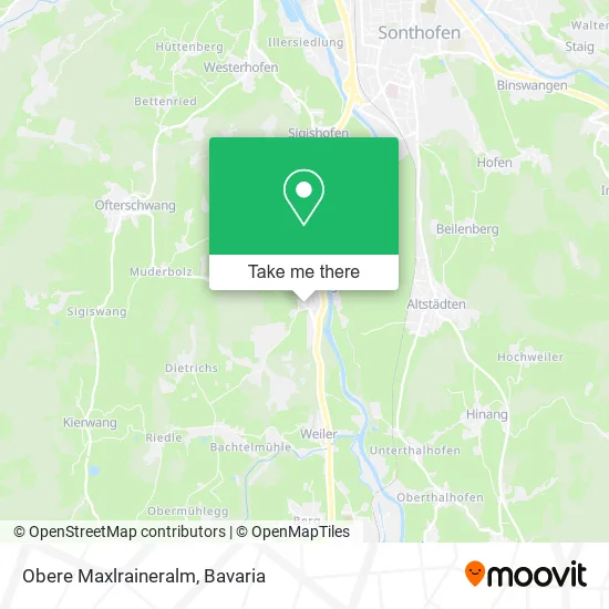 Карта Obere Maxlraineralm