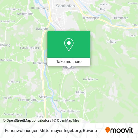 Ferienwohnungen Mittermayer Ingeborg map